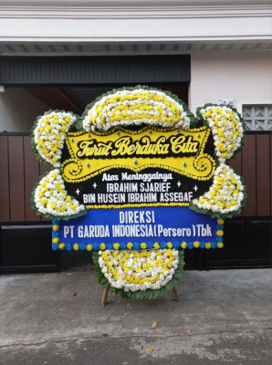 Papan Bunga Duka di Malinau Barat