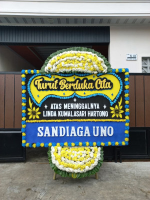 Papan Bunga Duka di Malinau Barat